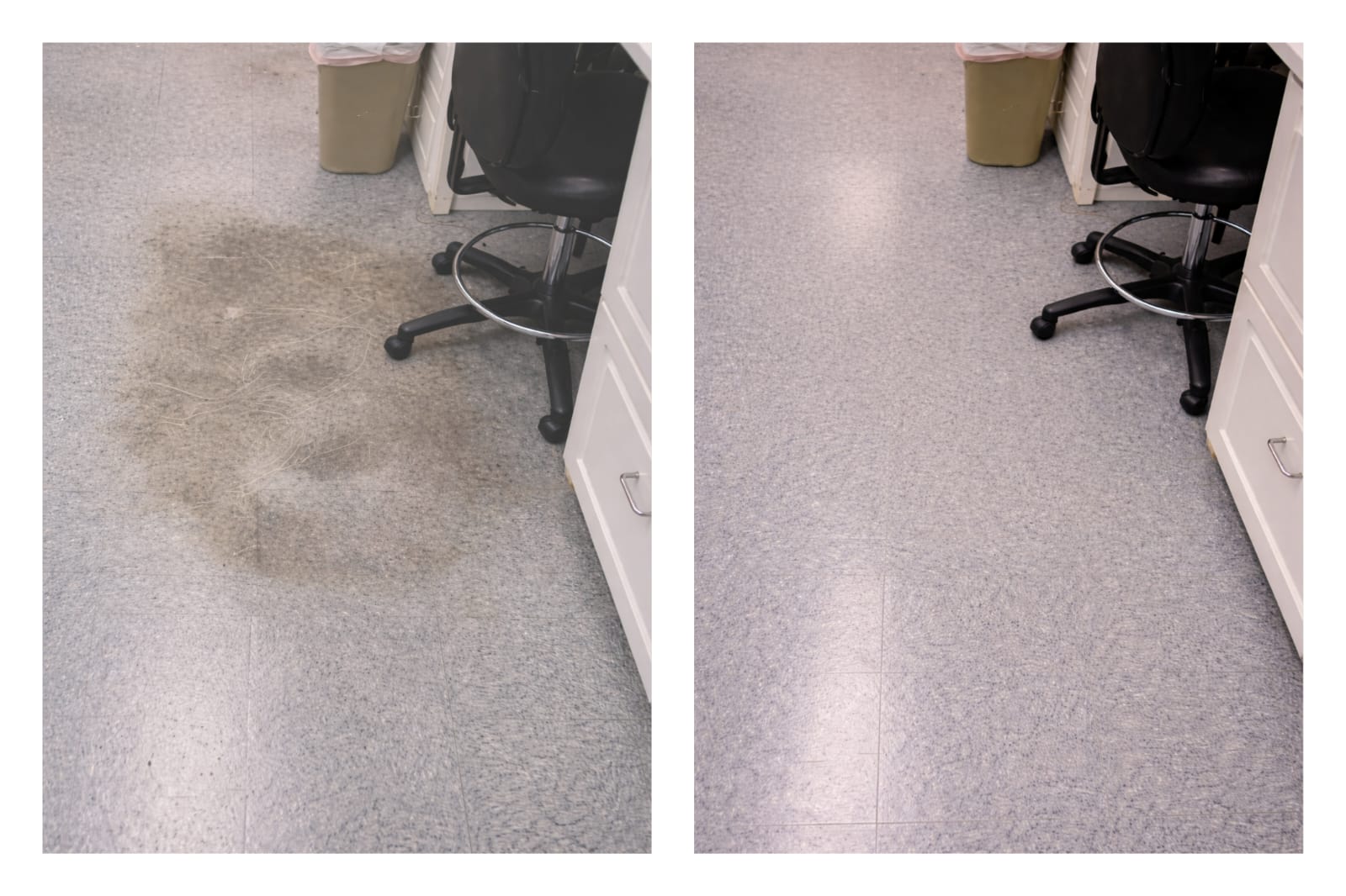 Kitchen before and after